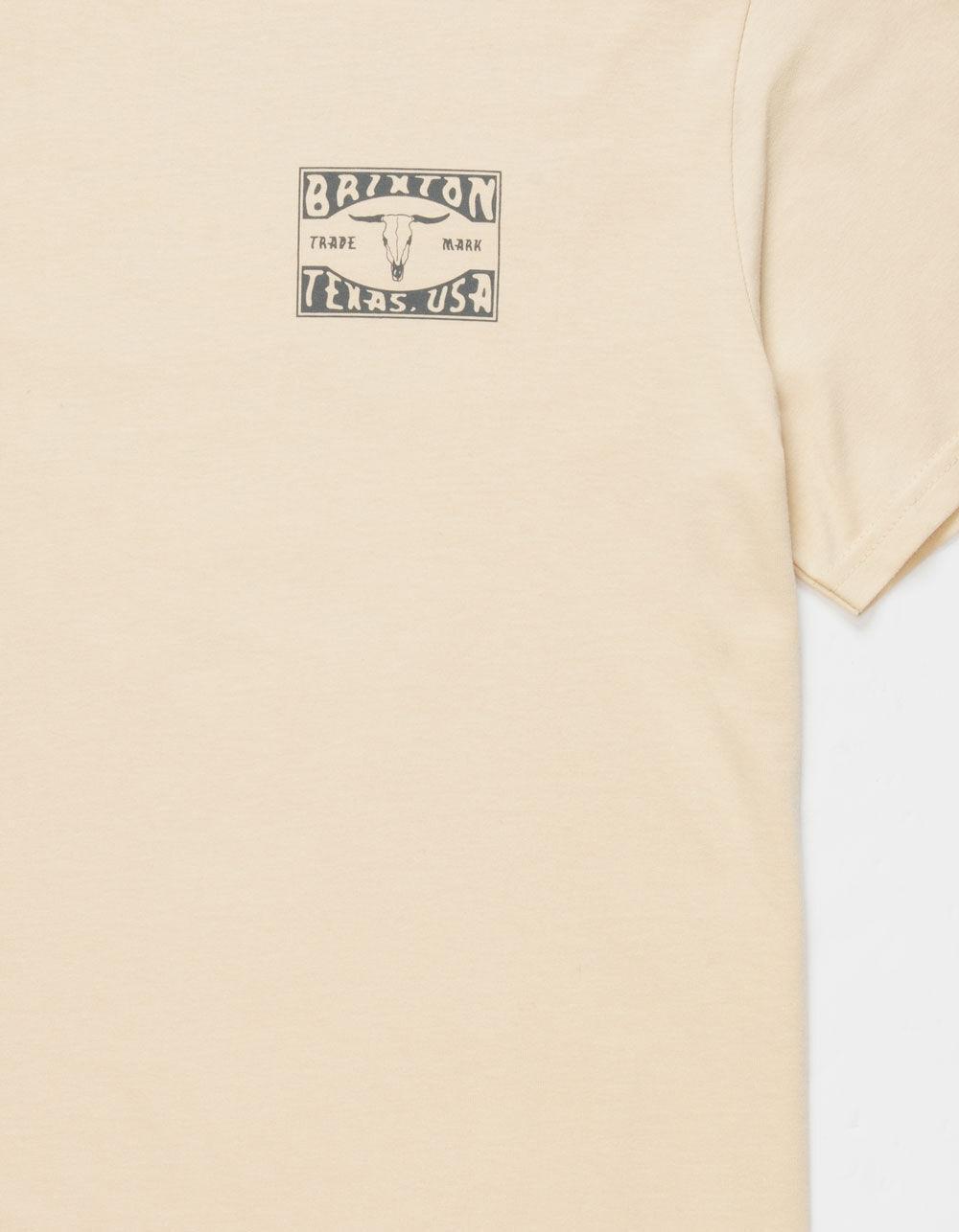 BRIXTON Annex Texas Mens Tee - CREAM Product Image