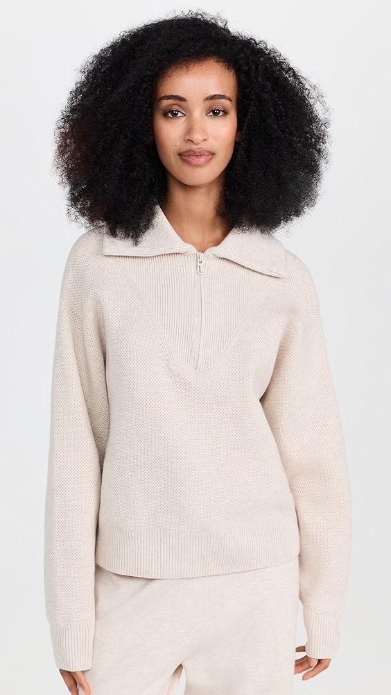 Lunya Cozy Collared Quarter Zip Pullover | Shopbop Product Image
