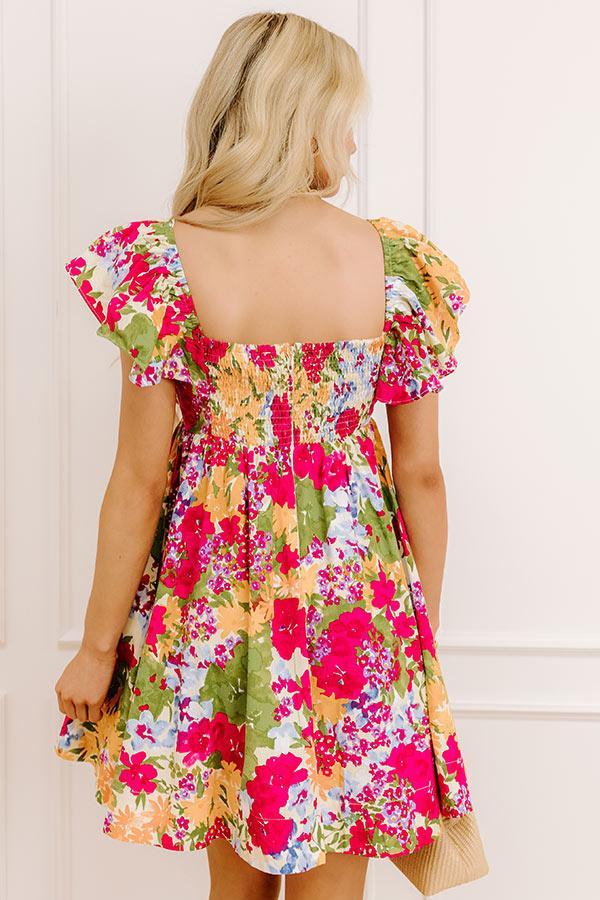Garden Serenade Floral Mini Dress Product Image