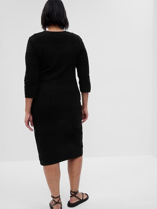 Crochet Midi Dress Product Image