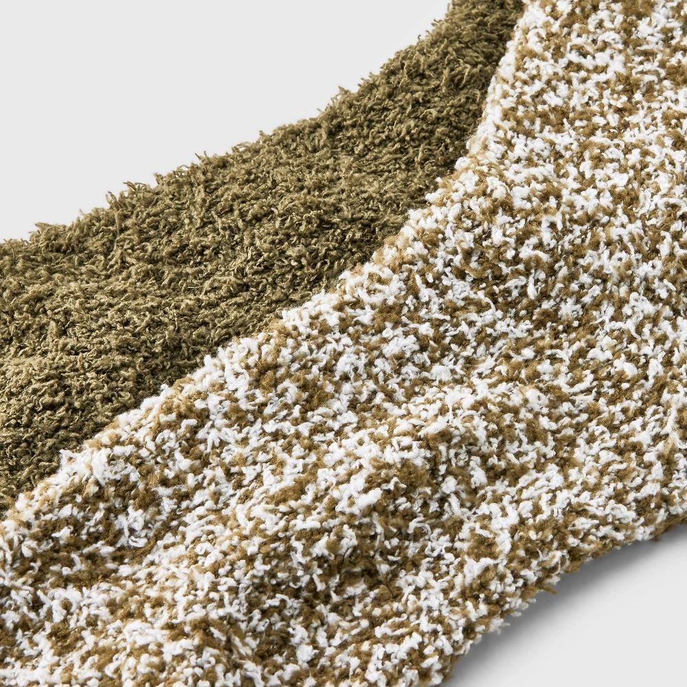 Women's Marled 2pk Cozy Crew Socks - Auden™ 4-10: Recycled Polyester, Knit, Tagless Product Image