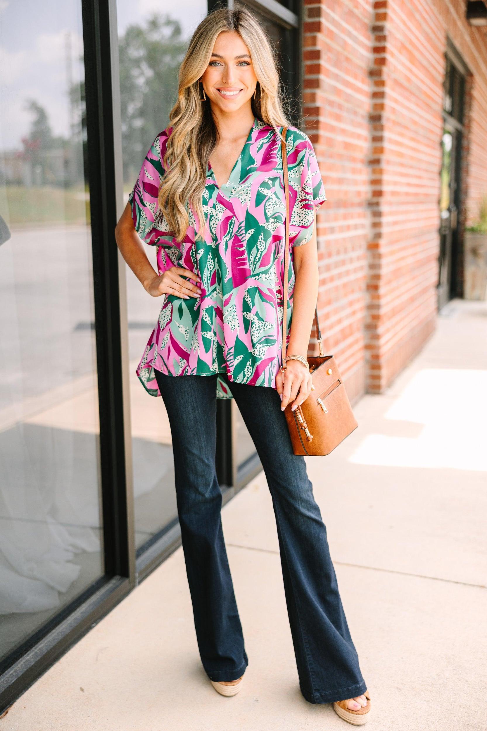 All For You Forest Printed Blouse Female Product Image