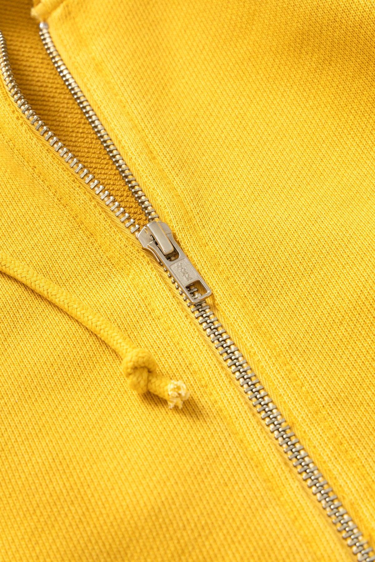 Power Goods - Loopback Zip Hoodie - Sunflower Product Image