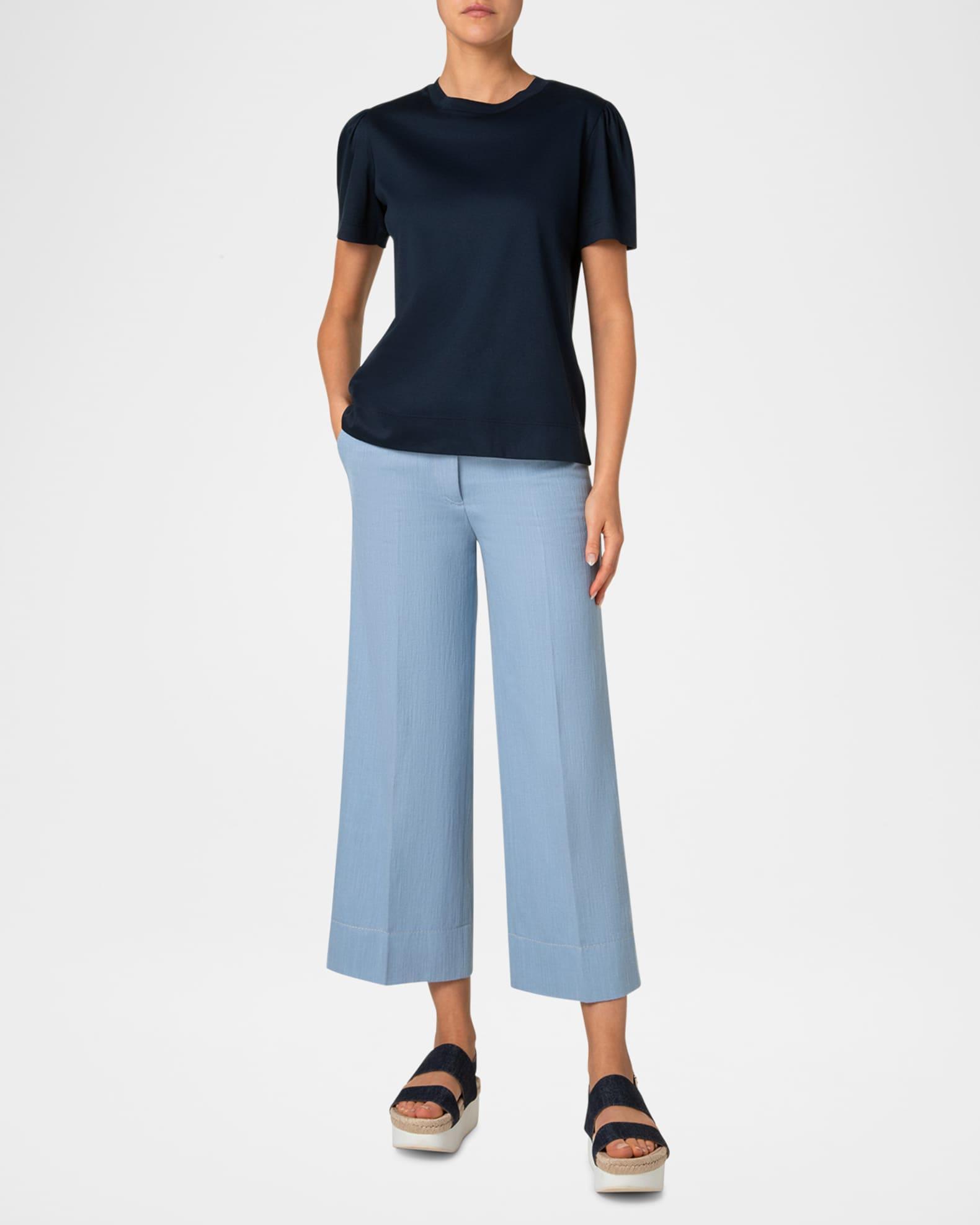 Straight Cotton Jersey T-Shirt Product Image