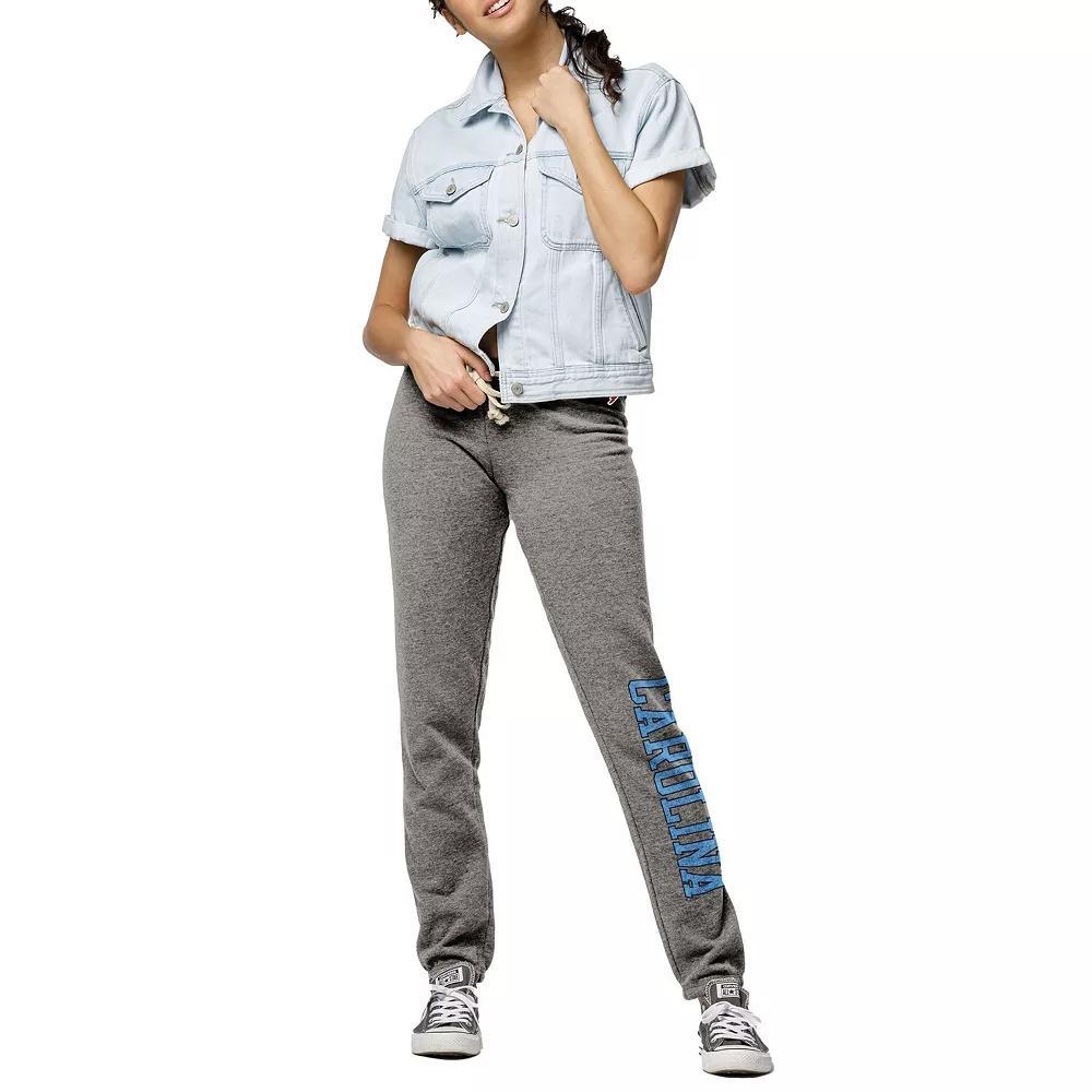 Women's League Collegiate Wear Heather Gray North Carolina Tar Heels Victory Springs Tri-Blend Jogger Pants, Size: Large, Grey Product Image