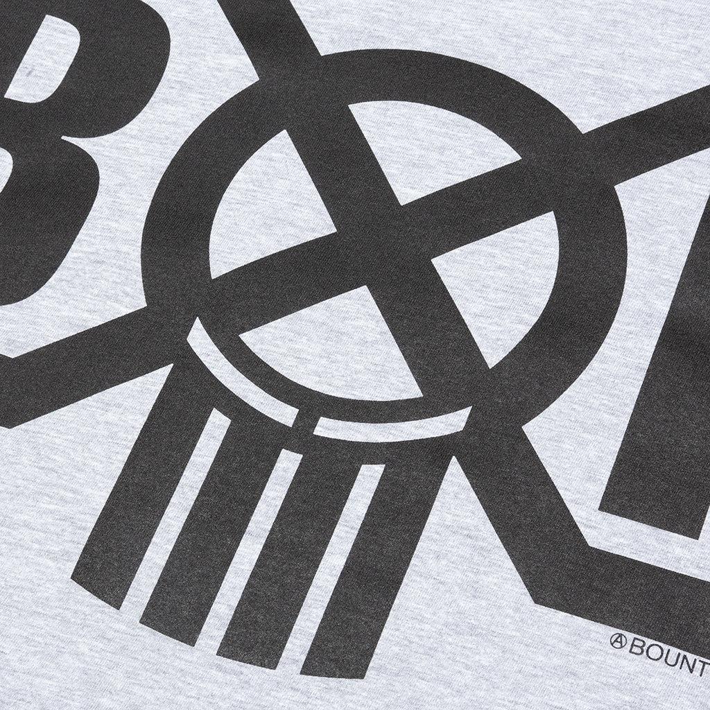 Logo Trim Tee - Grey/Black Male Product Image