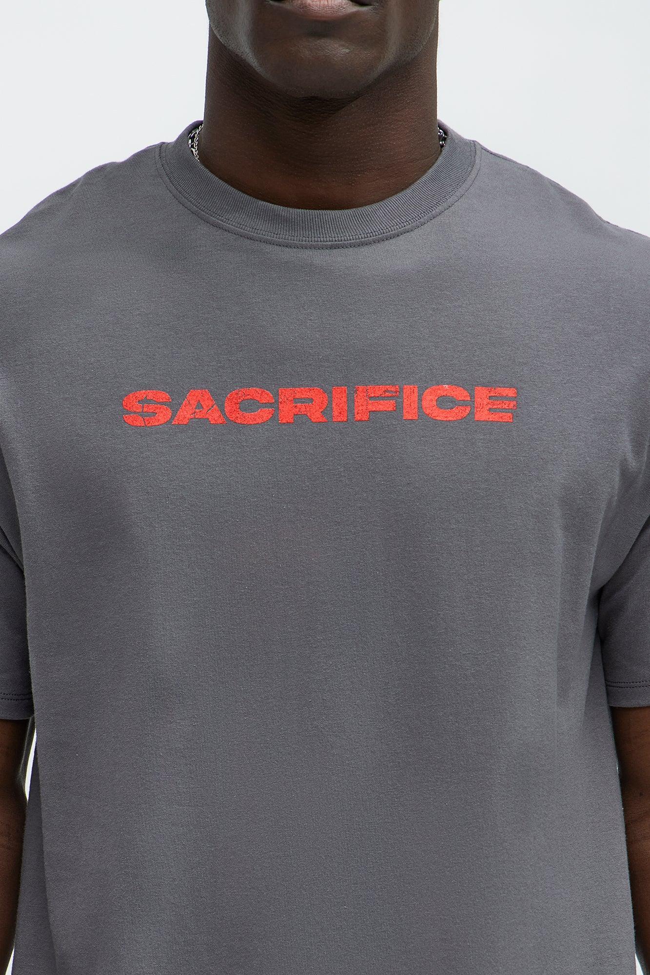 Sacrifice Immortal Short Sleeve Tee - Charcoal Product Image