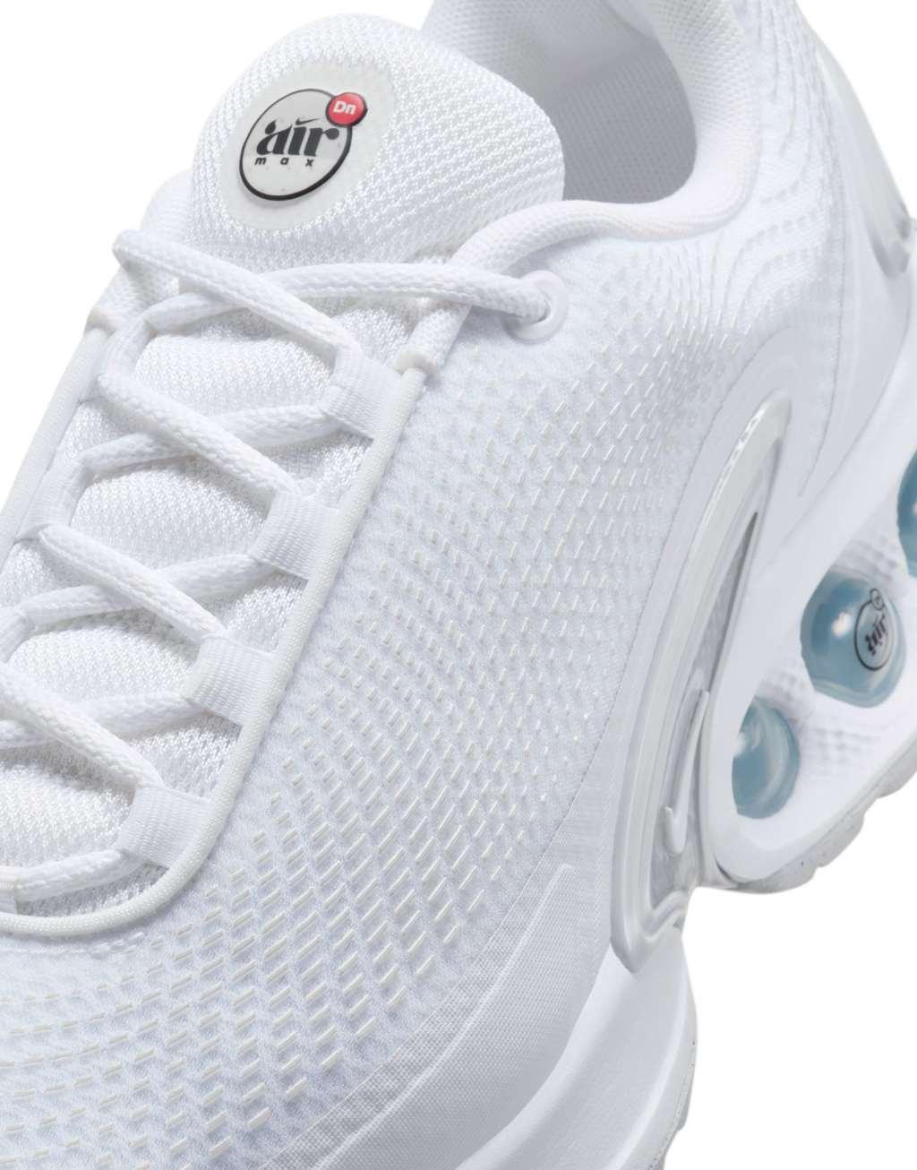 Nike Air Max DN sneakers in white and silver Product Image
