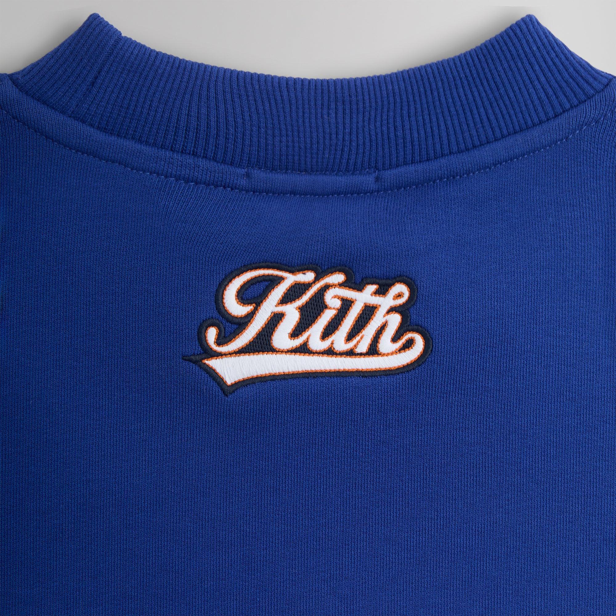 Kith for the New York Knicks Script Vintage Nelson Crewneck - Current Male Product Image