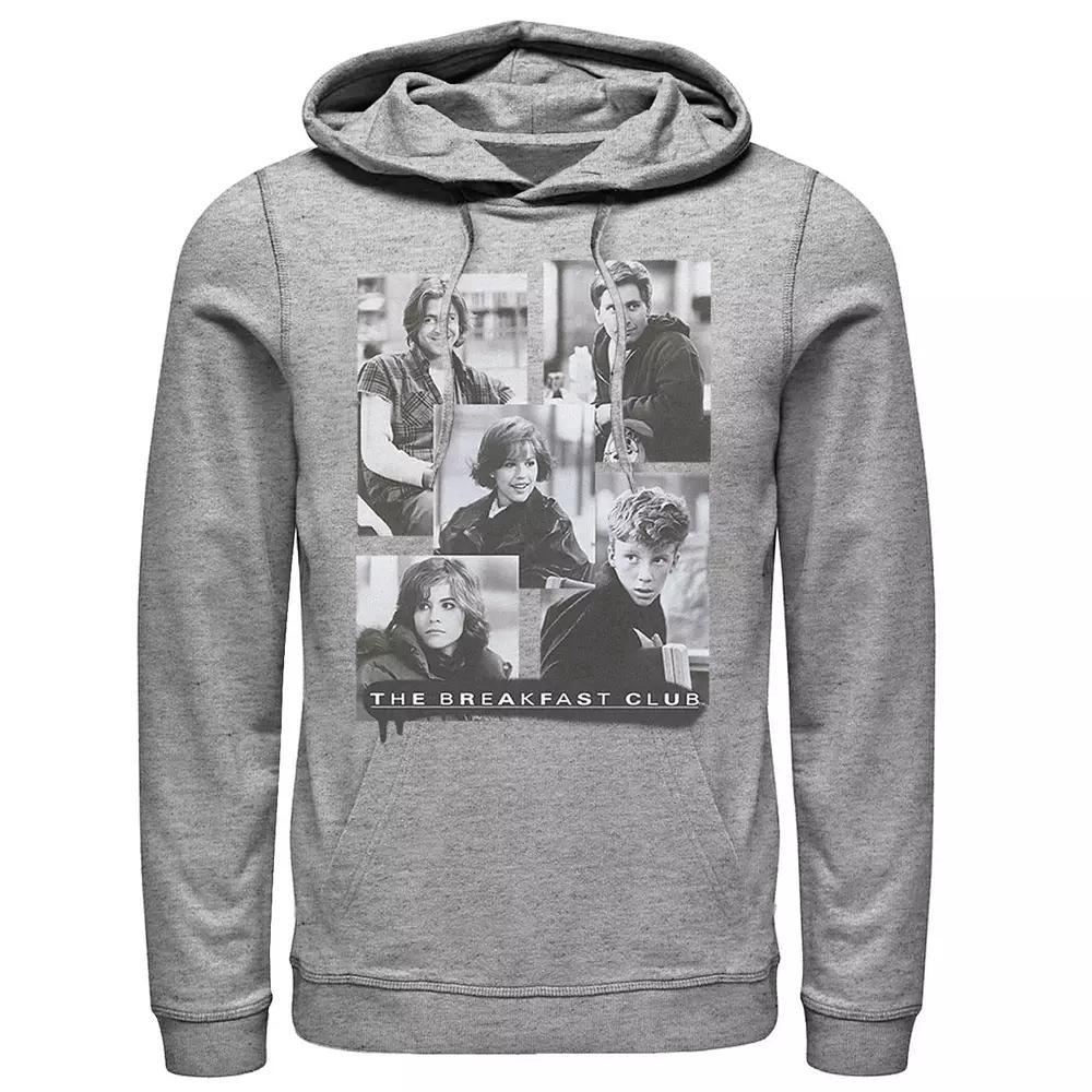 Men's Breakfast Club Five Members Photos Hoodie, Size: XXL, Athletic Grey Product Image