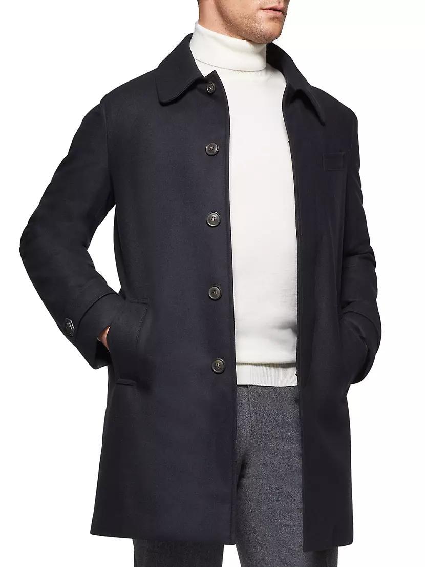 Euro Waterproof Wool Coat Product Image