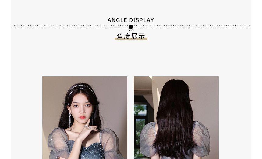 Puff-Sleeve Gradient Mesh A-Line Evening Gown / Midi Dress Product Image