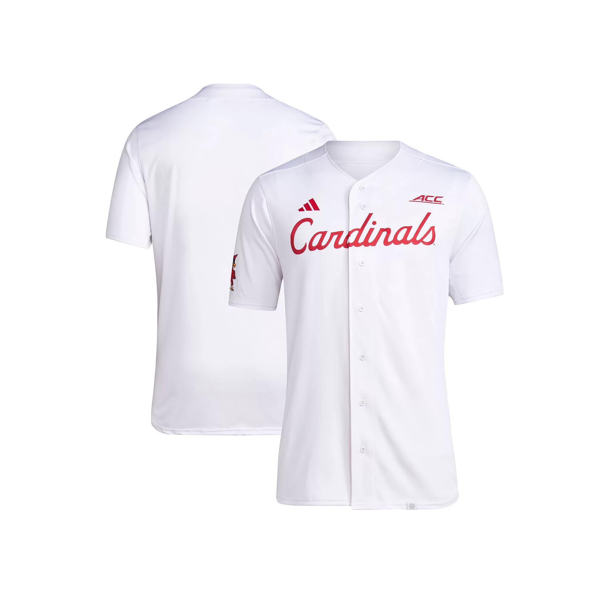 Mens adidas Louisville Cardinals Team Baseball Jersey Product Image