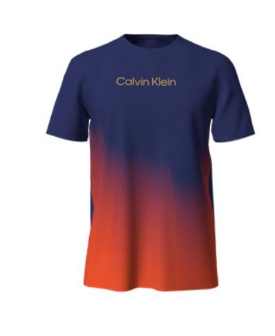 Short Sleeves Linear Logo Crew Tee Product Image