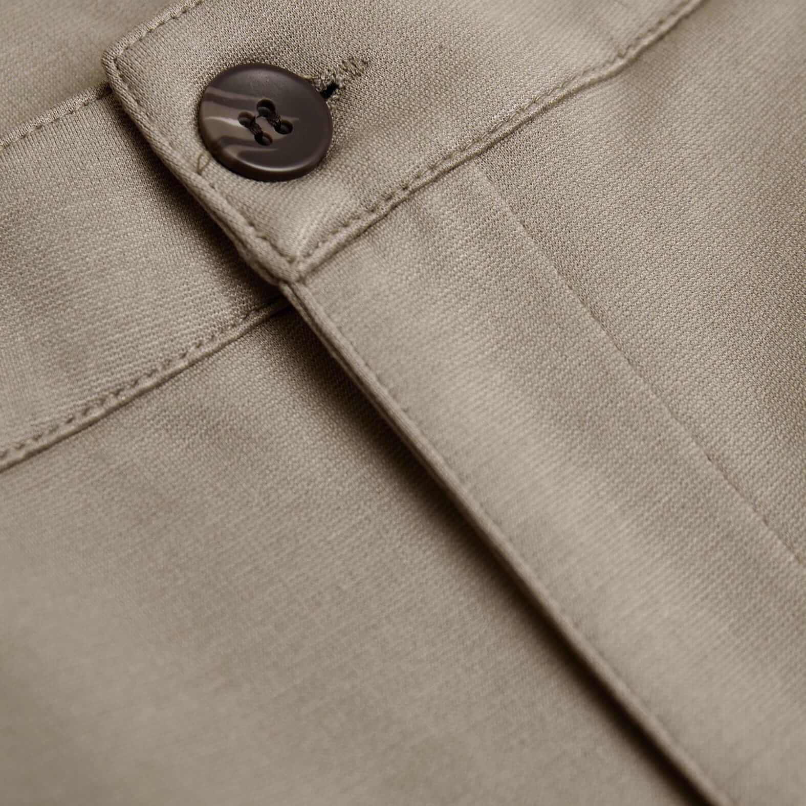 True Classic 7" Khaki Comfort Knit Men's Chino Shorts Product Image