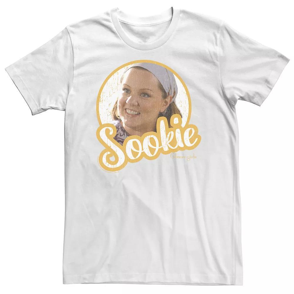 Big & Tall Gilmore Girls Sookie Circle Portrait Tee, Men's, Size: 3XLT, White Product Image