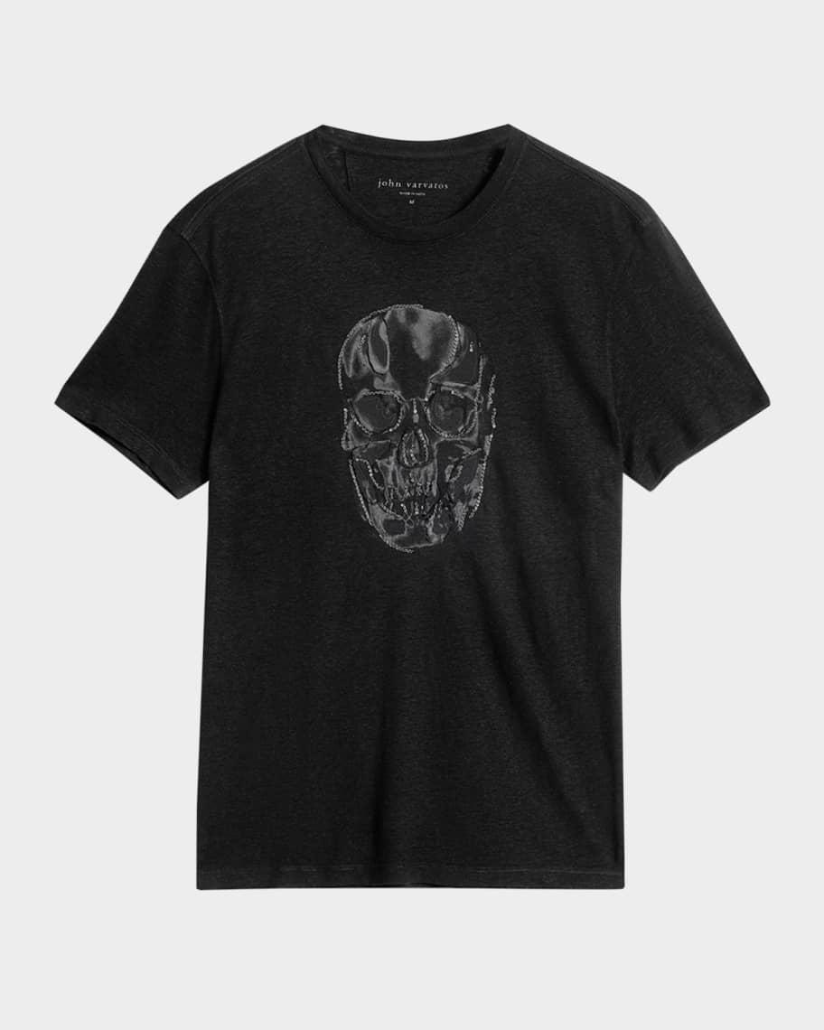 Mens Chain Skull T-Shirt Product Image