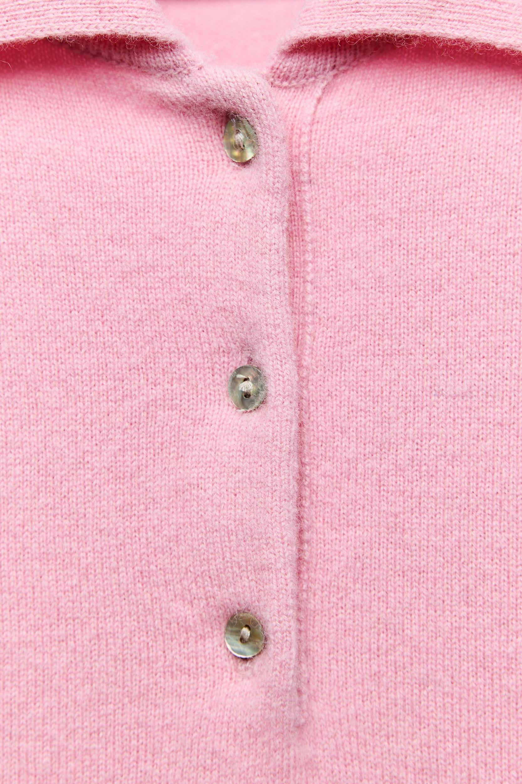 100% WOOL BASIC JERSEY POLO SHIRT Product Image