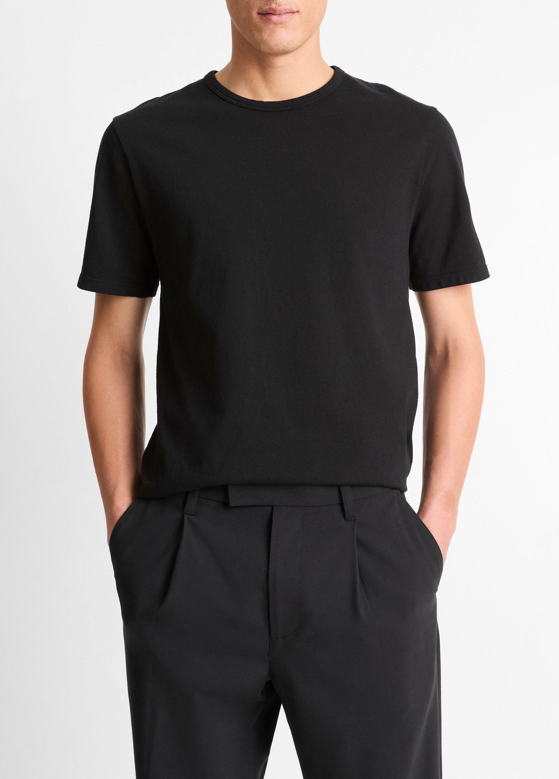 Mens Garment Dye Cotton T-Shirt Vince Product Image
