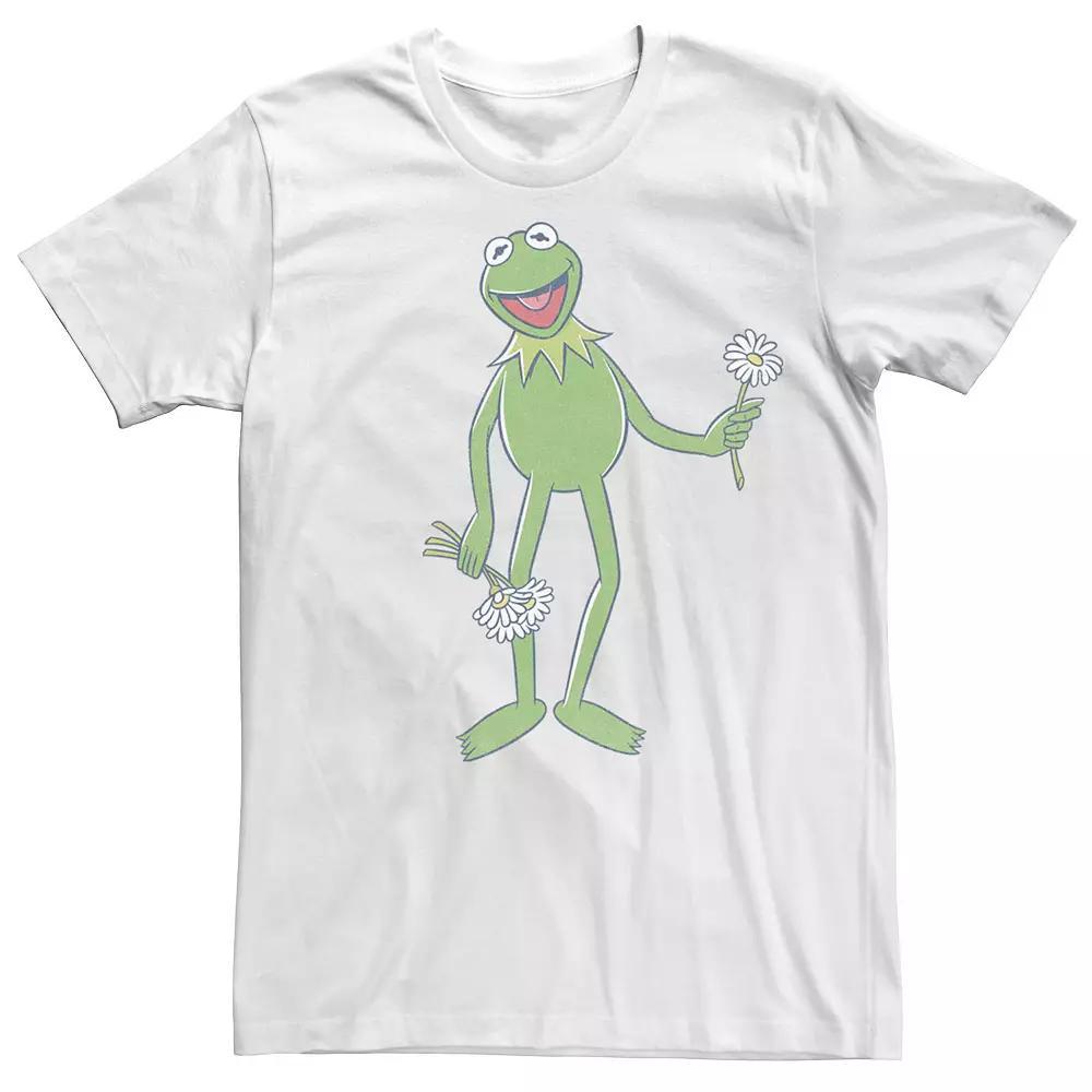 Disney's The Muppets Kermit The Frog Men's Portrait Tee, Size: Large, White Product Image