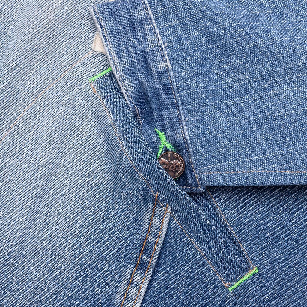 Rock City Reconstructed Denim Jacket - Indigo Male Product Image