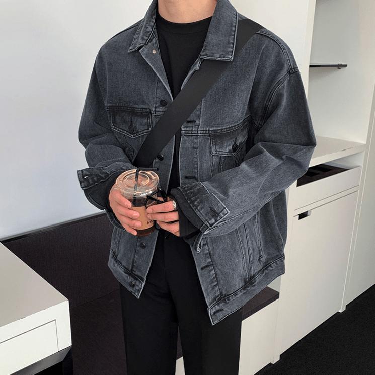 RT No. 3145 GRAY DENIM JK Product Image