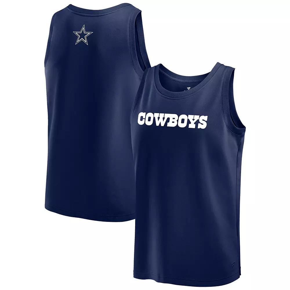 Men's Fanatics Signature Navy Dallas Cowboys Elements Tank Top, Size: Medium, Blue Product Image