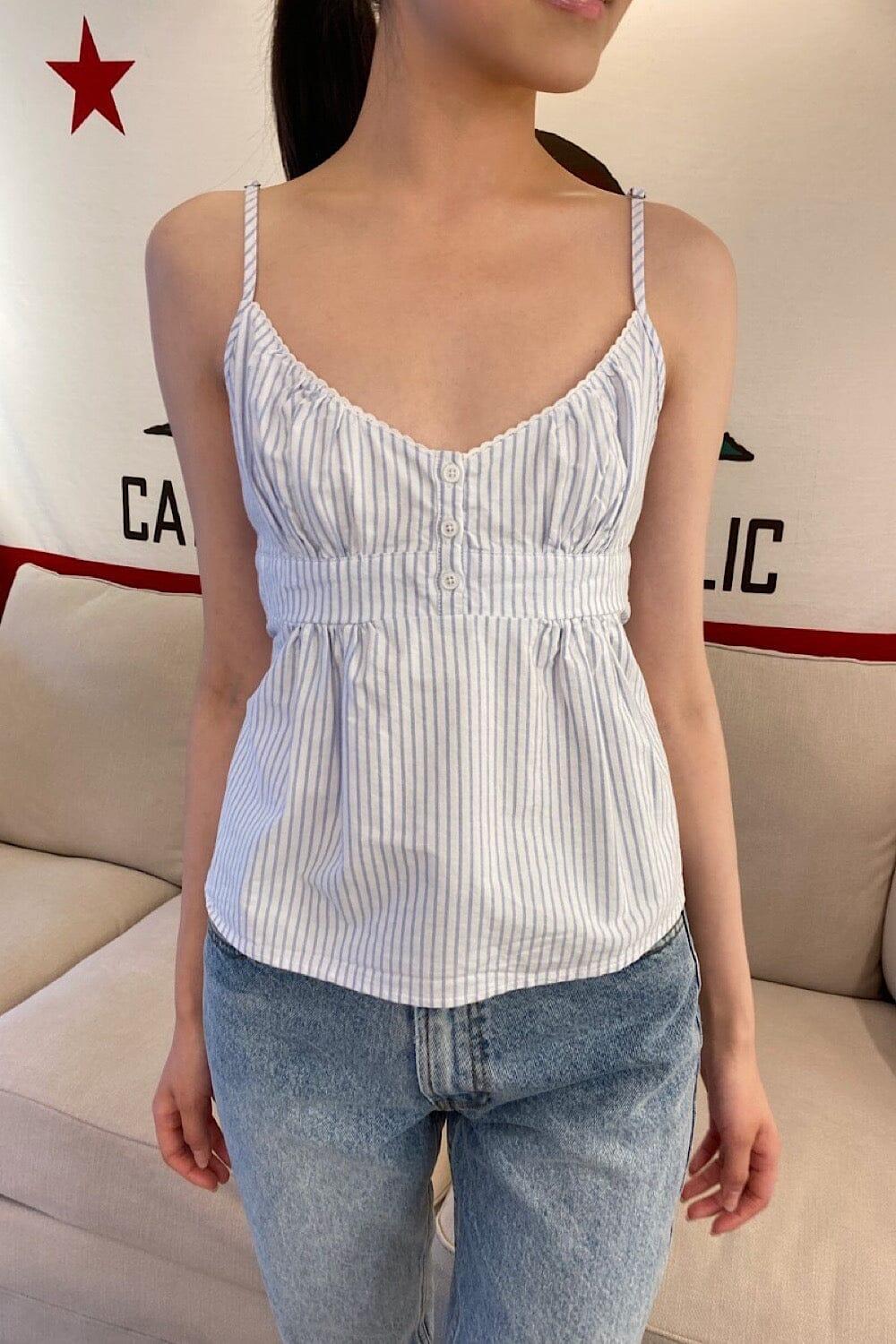 Striped Tiffany Tank Product Image