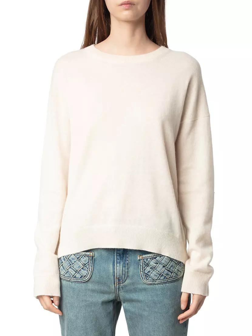 Cici Cashmere Star Patch Sweater Product Image