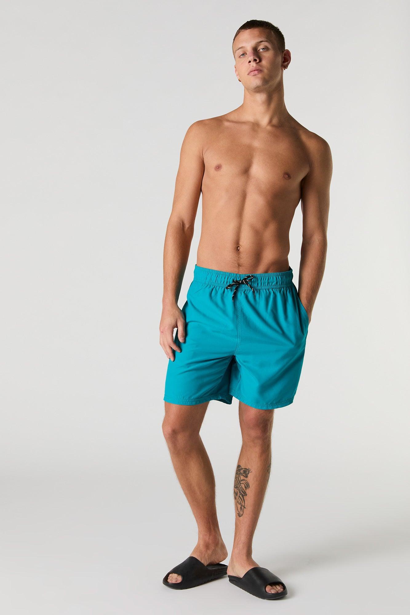 Solid Drawstring Board Short Male Product Image