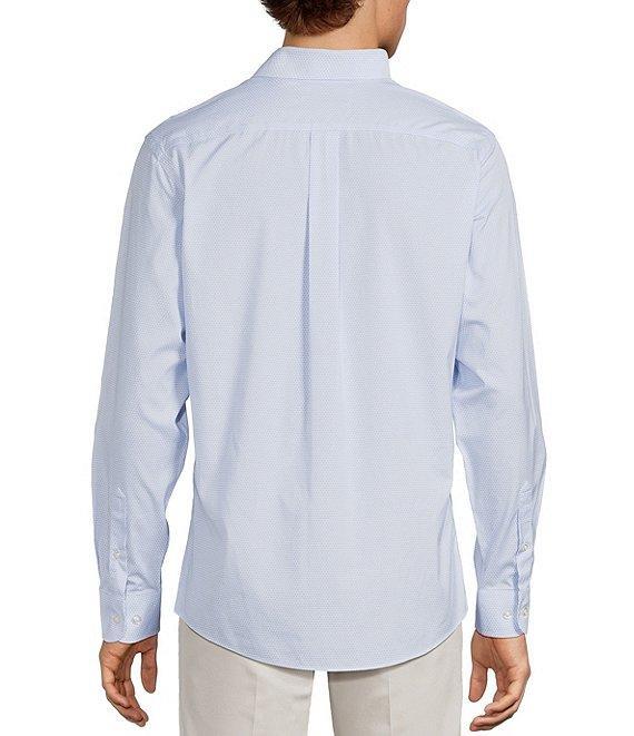 Gold Label Roundtree & Yorke Slim Fit Non-Iron Long Sleeve Geometric Print Sport Shirt Product Image