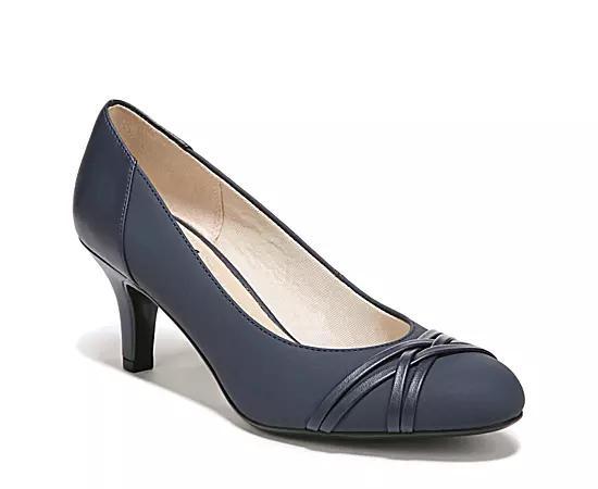LifeStride Pascal Womens Pumps Blue Product Image
