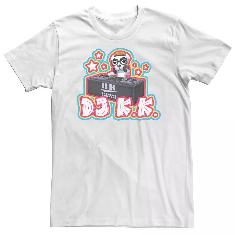 Big & Tall Animal Crossing DJ K.K. Portrait Tee, Men's, Size: 4XL, White Product Image