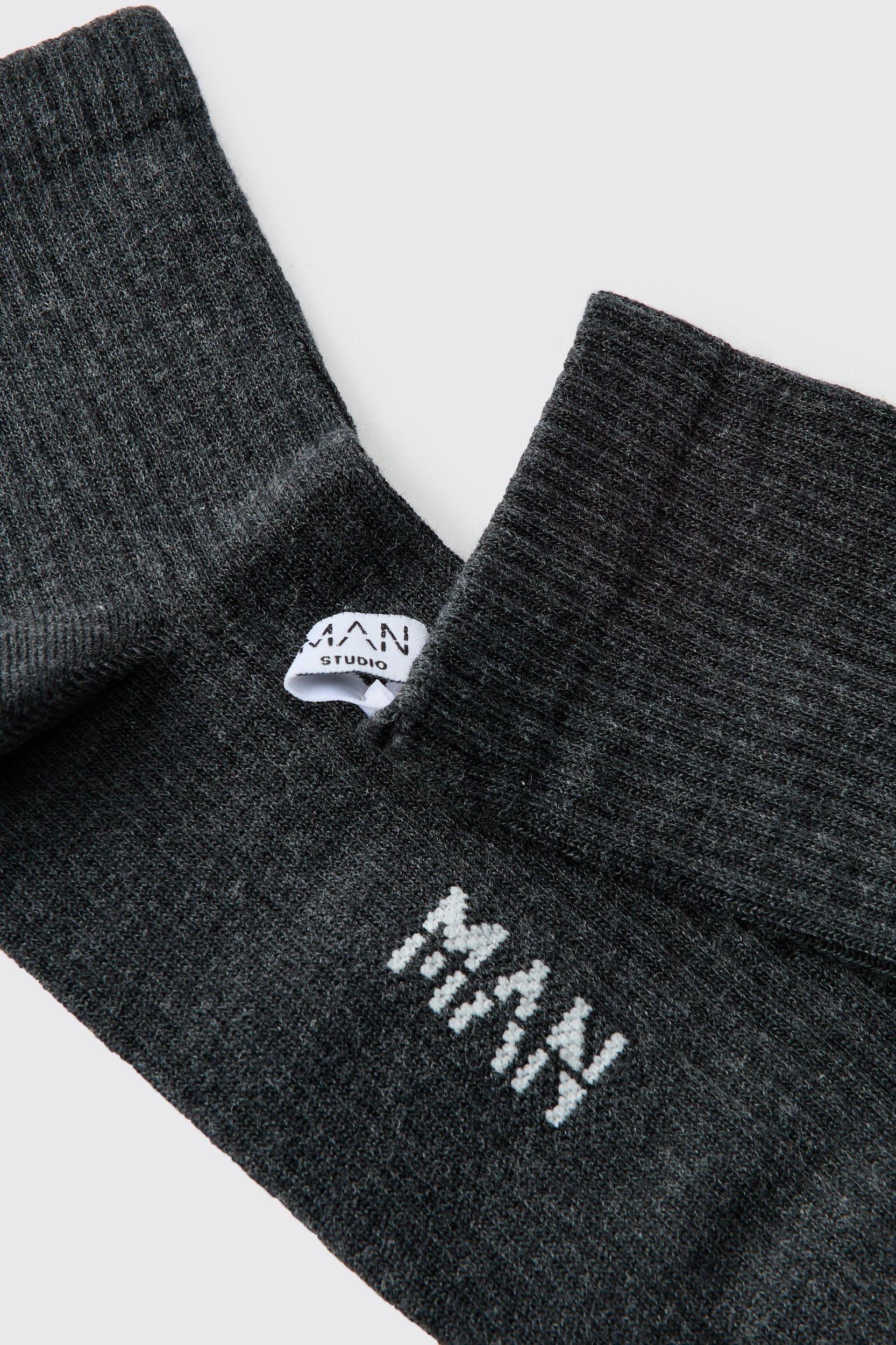 Man Woven Tab Socks | boohooMAN USA Product Image