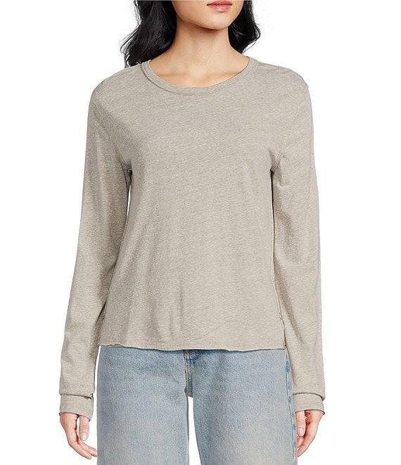 Free People Nova Crew Neck Long Sleeve Tee Product Image