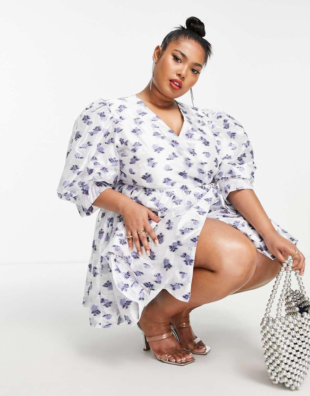 Sister Jane Plus mini wrap dress Product Image