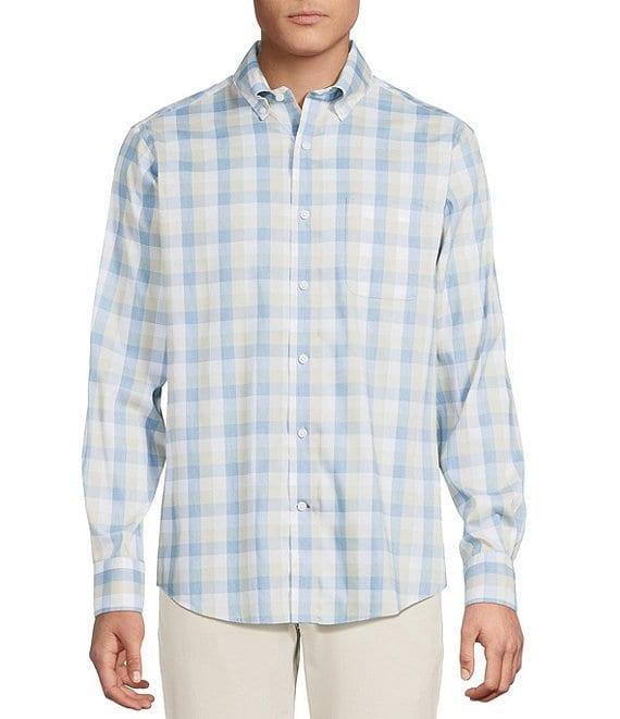 Cremieux Blue Label Performance Stretch Twill Plaid Long Sleeve Woven Shirt Product Image