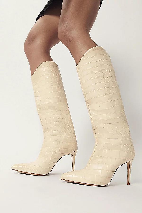 Maryana Crocodile-Embossed Leather Boot Product Image
