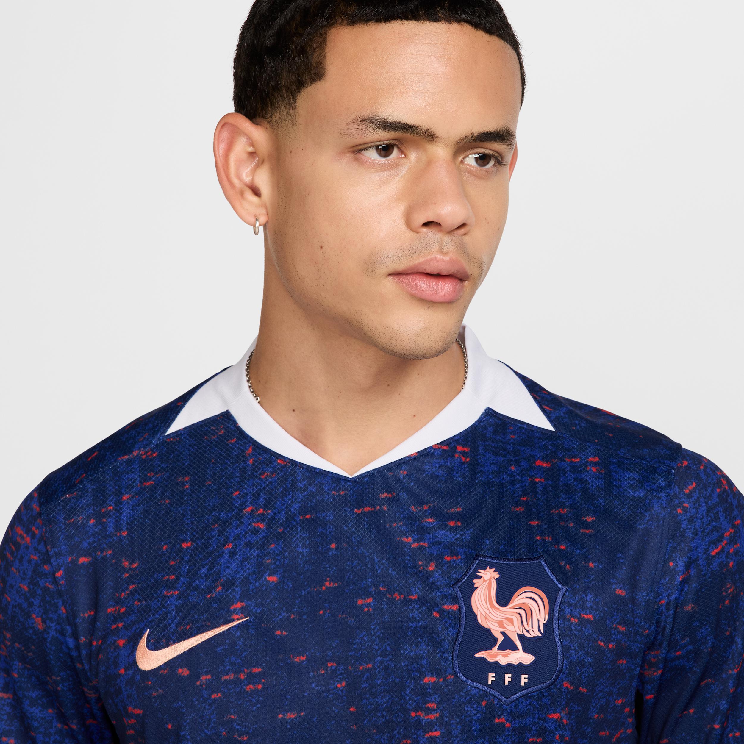 FFF 2025 Stadium Home (Team) Nike Men's Dri-FIT Soccer Replica Jersey Product Image