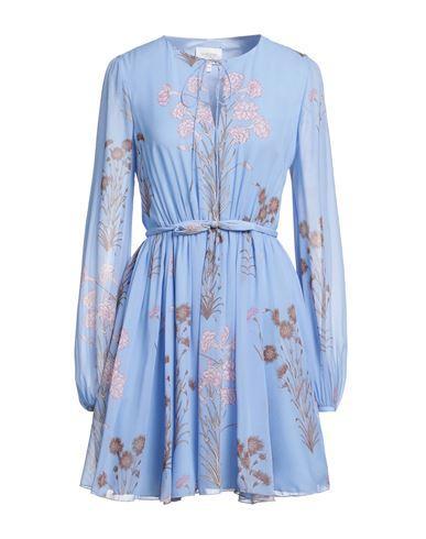 GIAMBATTISTA VALLI Woman Mini Dress Light Blue Size 4 Silk Product Image