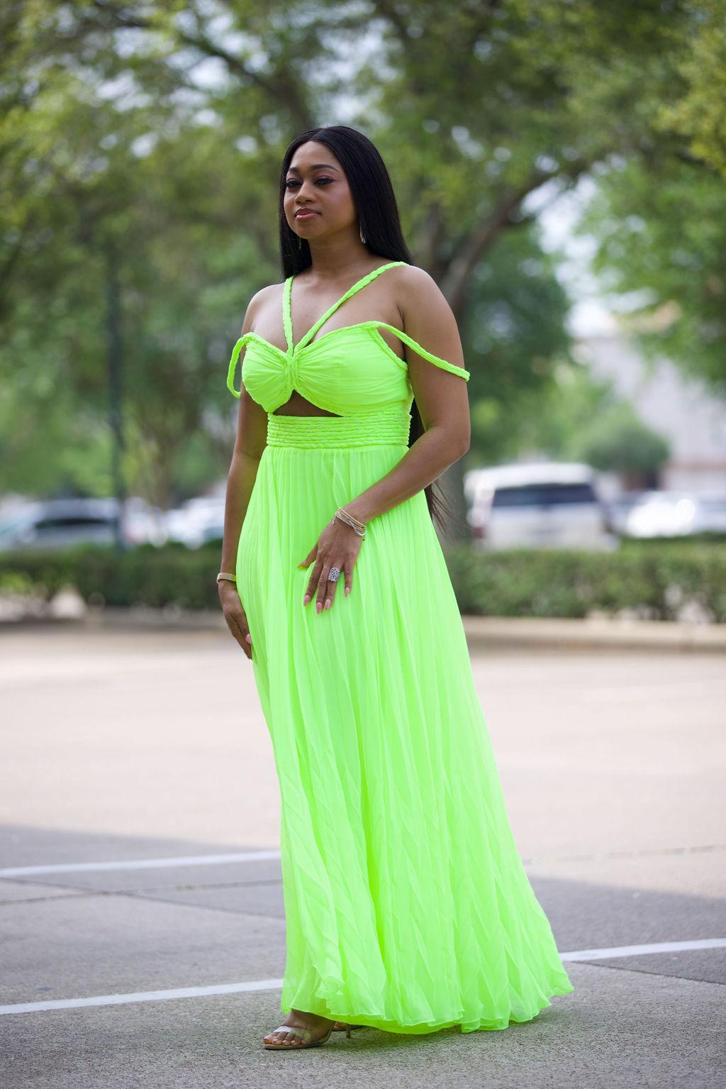 Angie Neon Dress Product Image