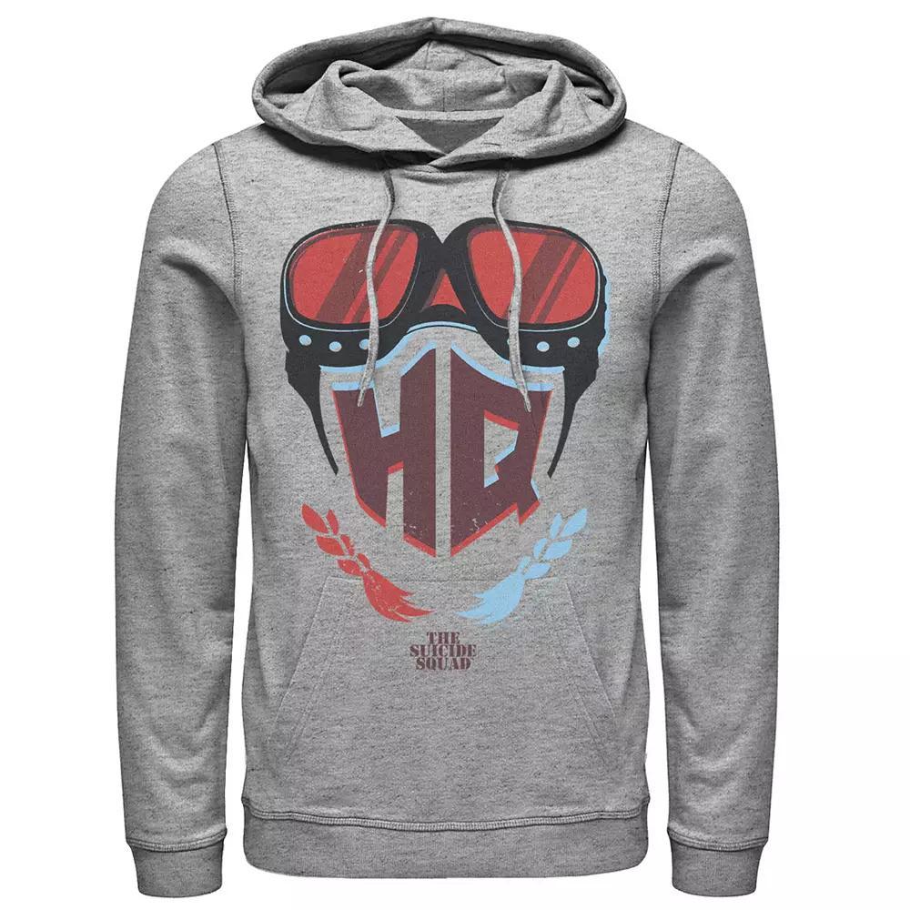 Men's The Suicide Squad HQ Goggles Hoodie, Size: XL, Athletic Grey Product Image