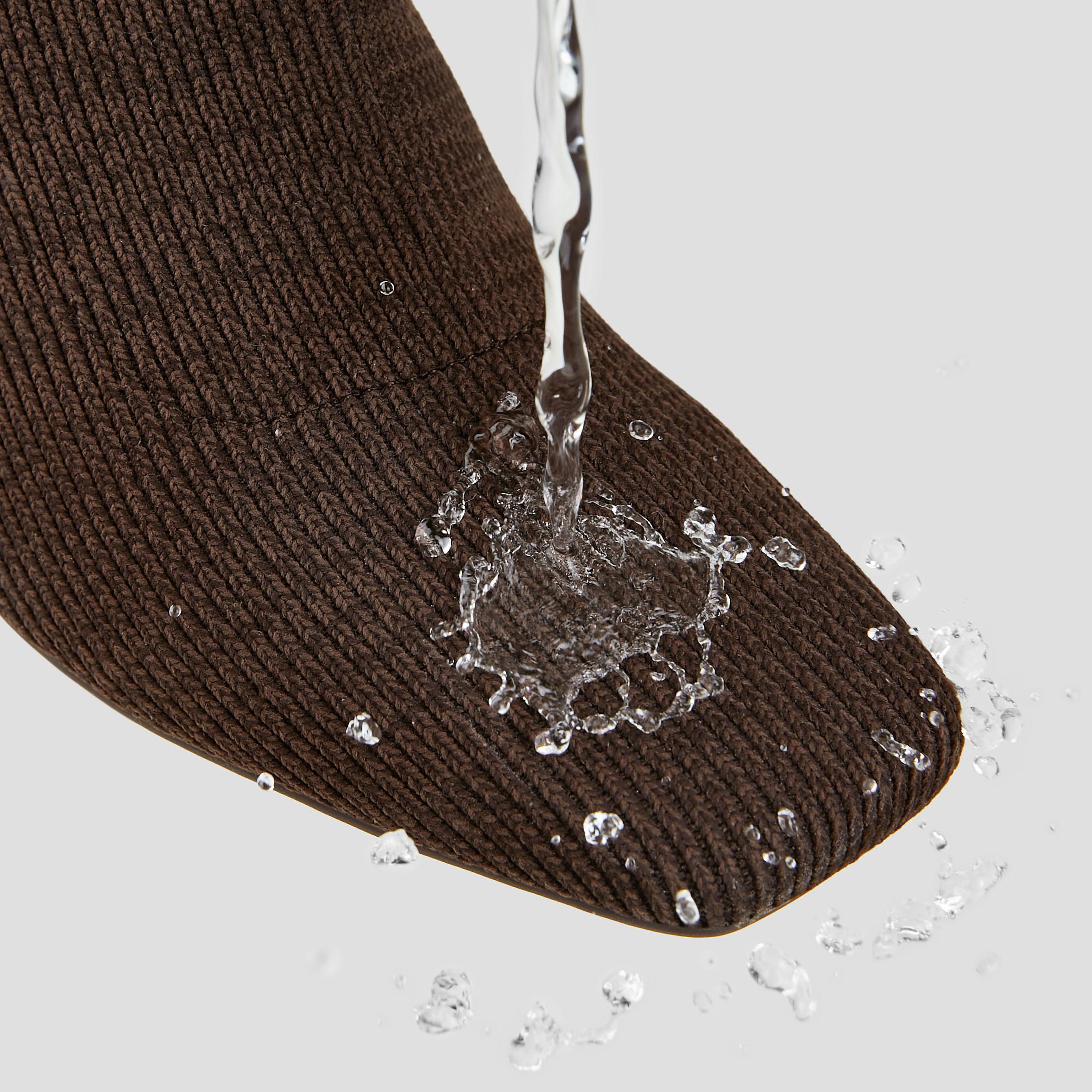 Square-Toe Water-Repellent Heeled Boots (Rafaella) Product Image