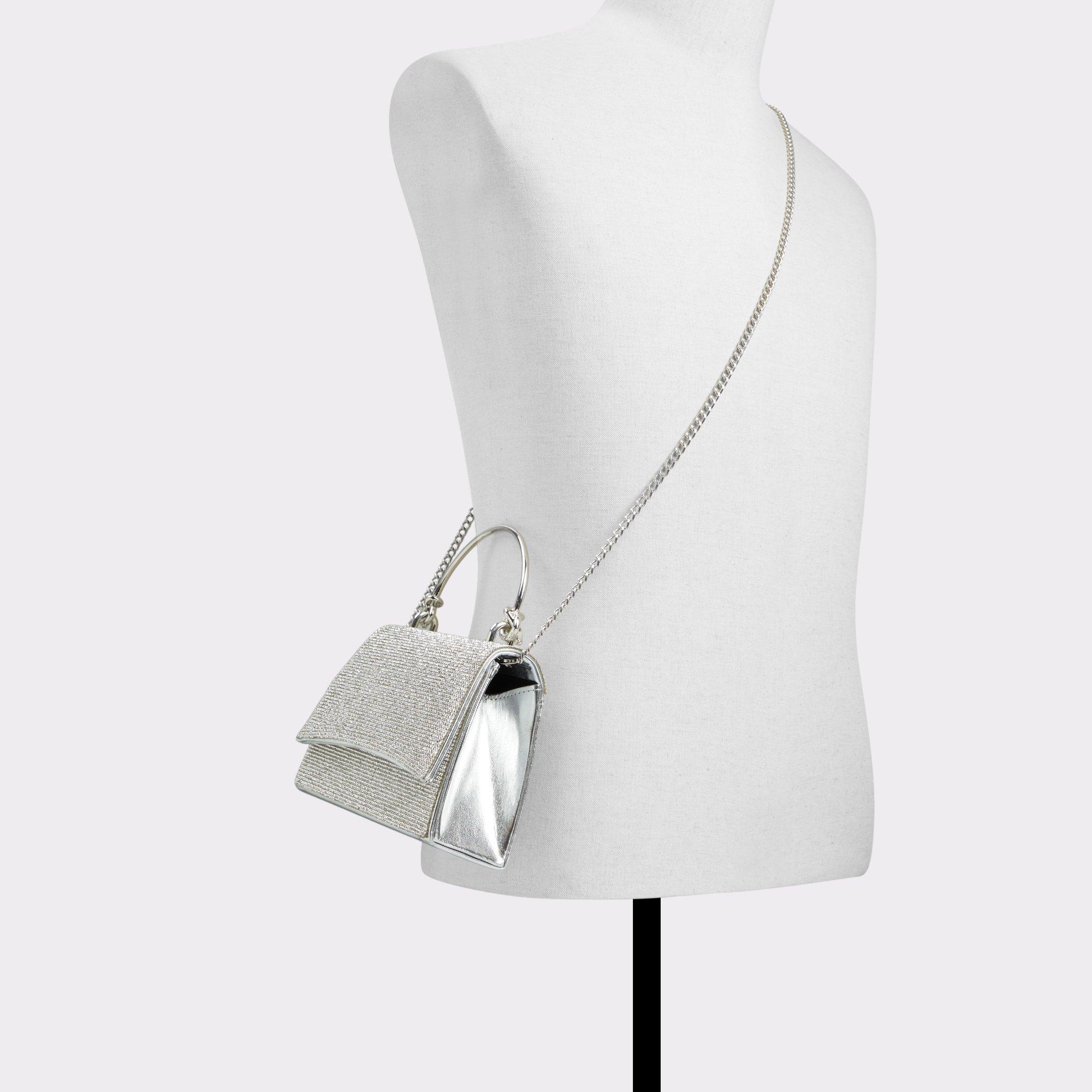 ALDO Felisiax - Women's Top Handle Handbag - Silver Product Image
