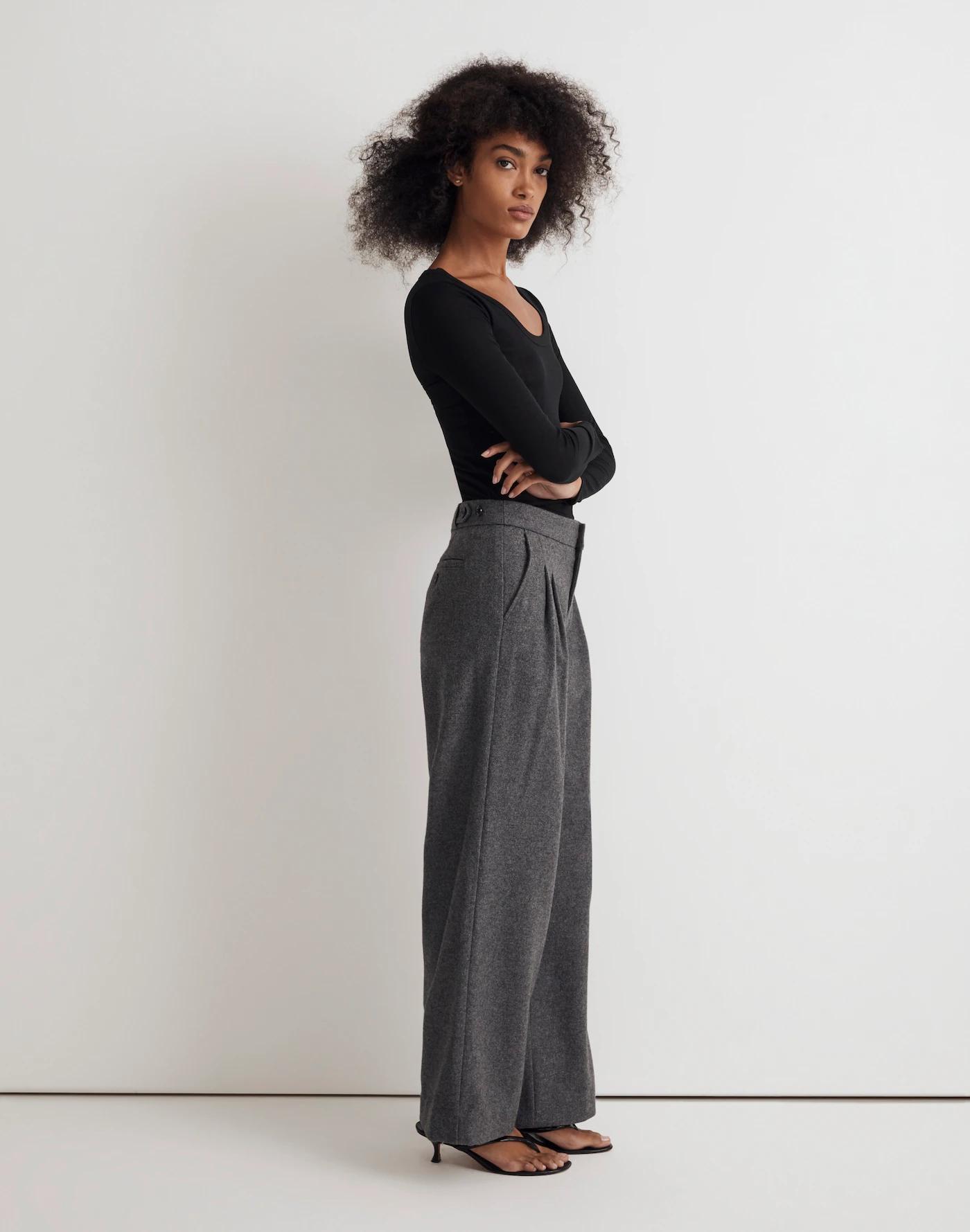 The Harlow Low-Slung Wide-Leg Pant Product Image