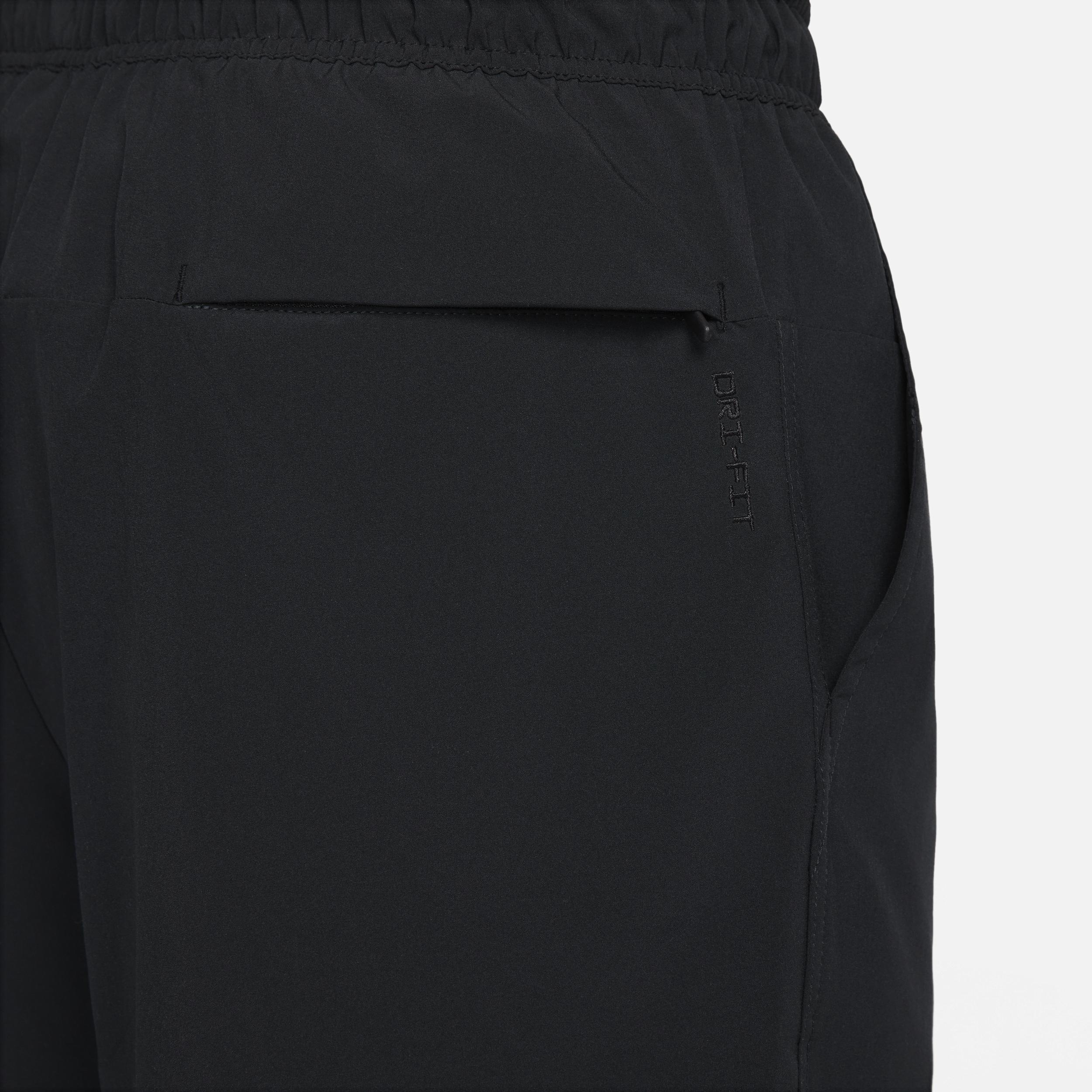 Nike Mens Unlimited Dri-FIT 5 Unlined Versatile Shorts in Black Product Image