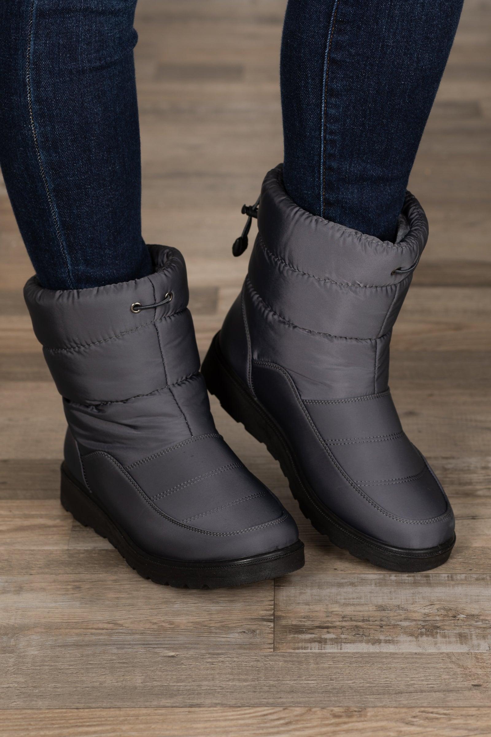 Puffer Boot With Cinch Detail Product Image