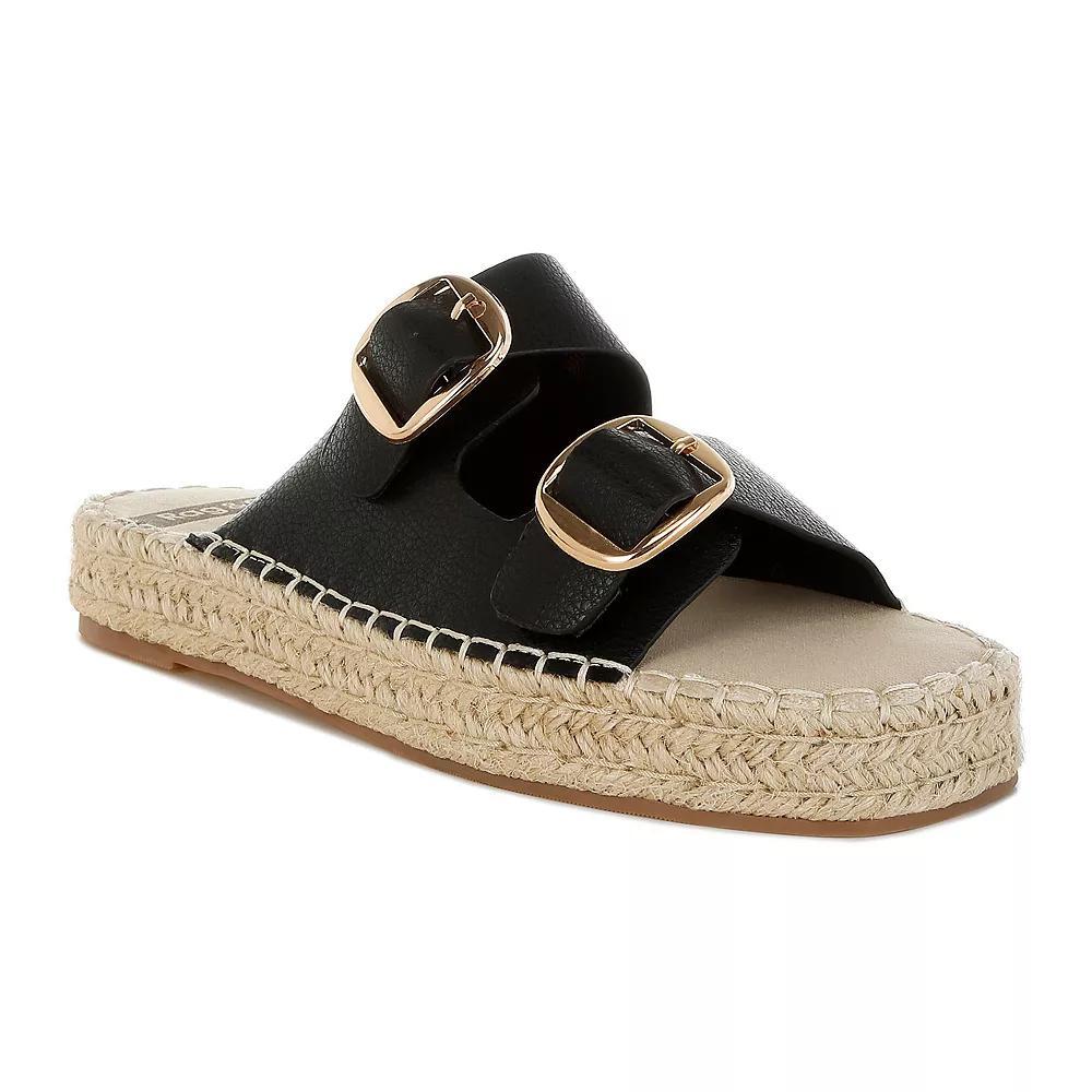 Rag & Co Palala Women's Sandals, Size: 10, Black Product Image