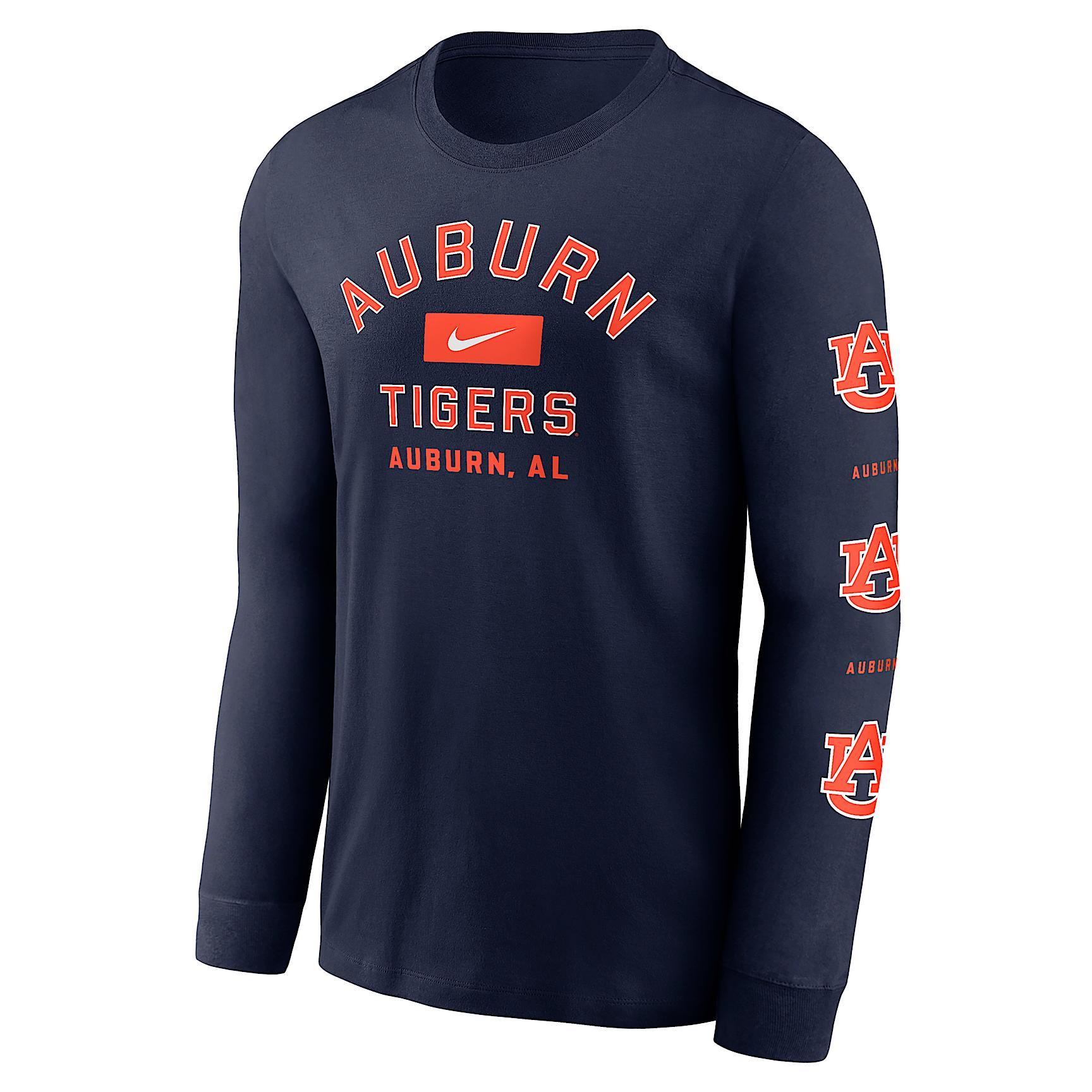 Auburn Campus Classic Location Men's Nike College Long-Sleeve T-Shirt Product Image