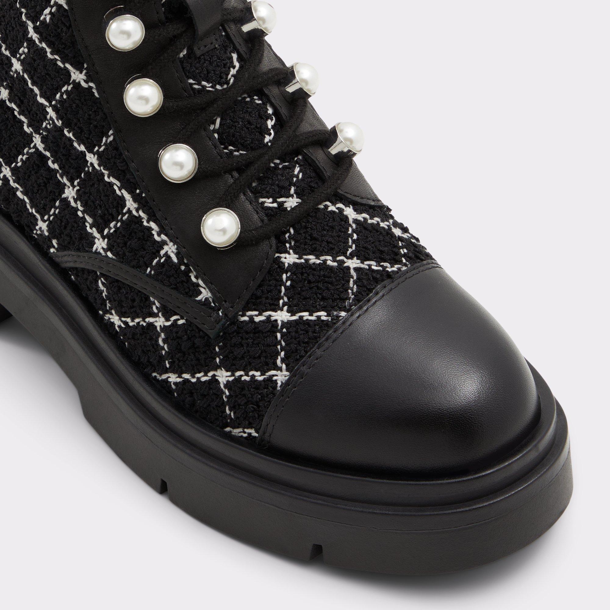 Marthia Other Black Textile Women's Combat boots | ALDO US Product Image